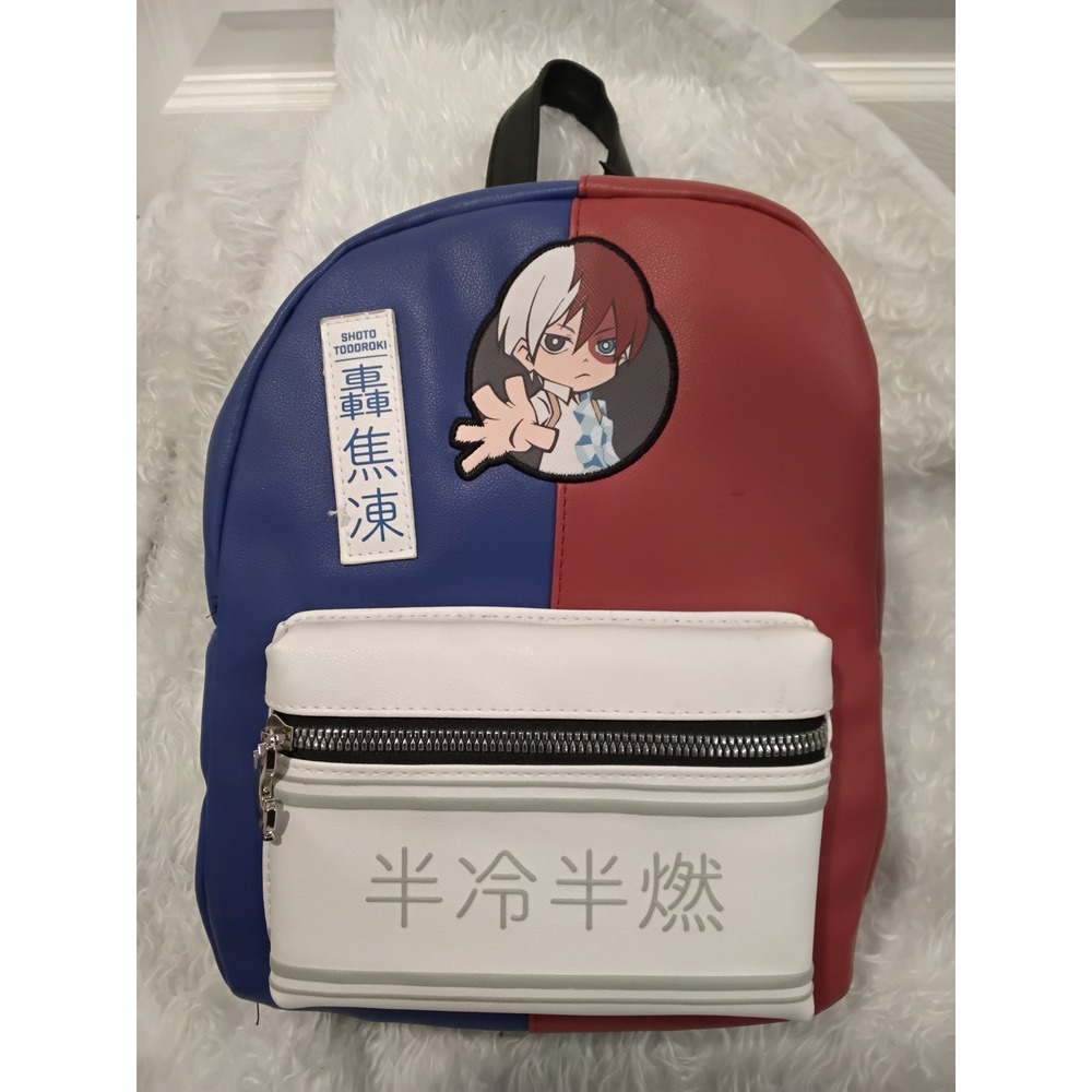 Hot Topic My Hero Academia Shoto Todoroki Mini Backpack Red Blue 12499607